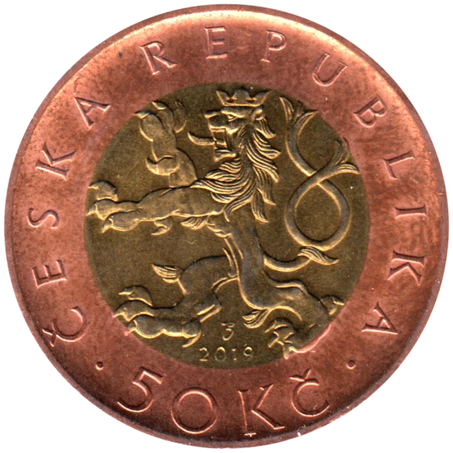 50 Korun, 2019 Obverse