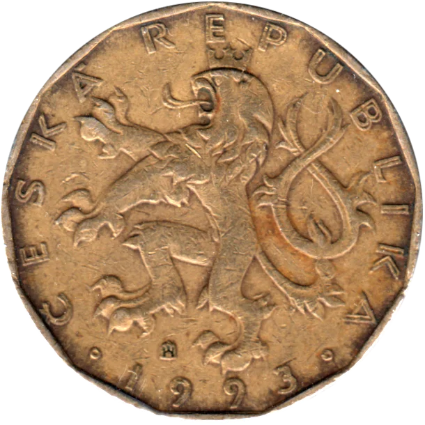 20 Korun, 1993 Obverse