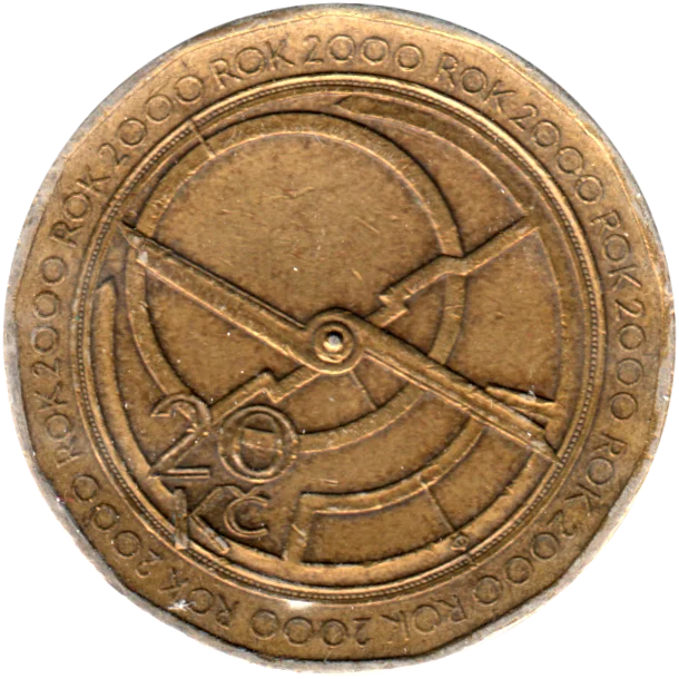 20 Korun, 2000 Reverse