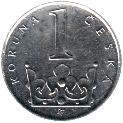 1 Koruna, 2016 Reverse