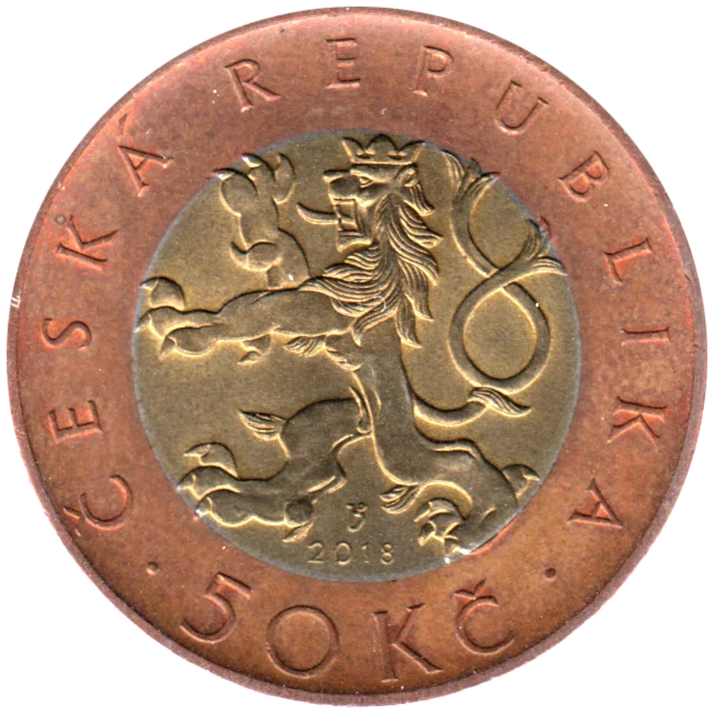 50 Korun, 2018 Obverse