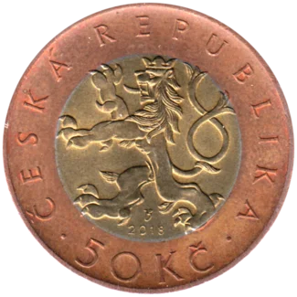 Preview 50 Korun, 2018 obverse