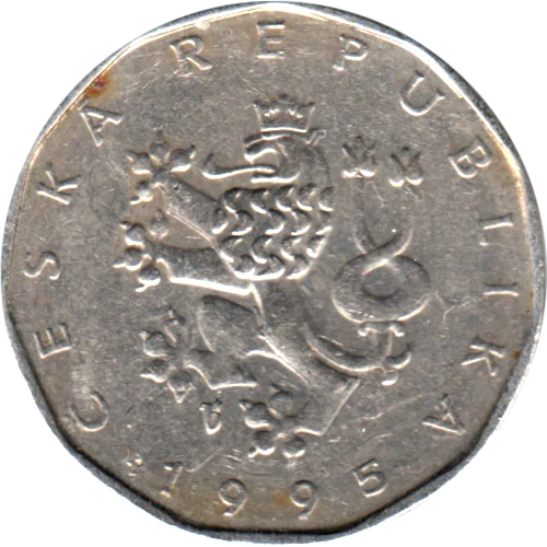 2 Korun, 1995 Obverse