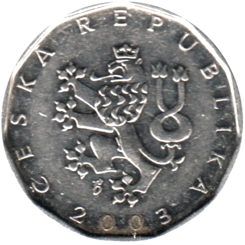 2 Korun, 2003 Obverse