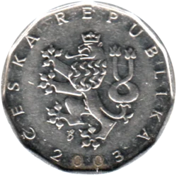 Preview 2 Korun, 2003 obverse