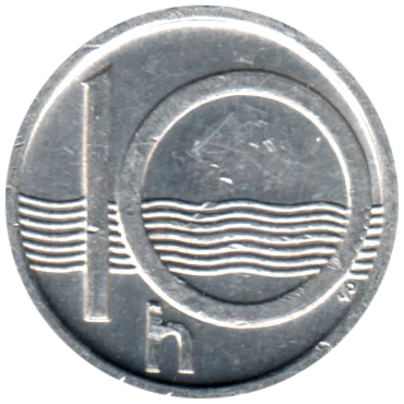 Preview 10 haleru, 2001 reverse
