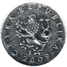 Preview 1 Koruna, 2009 obverse