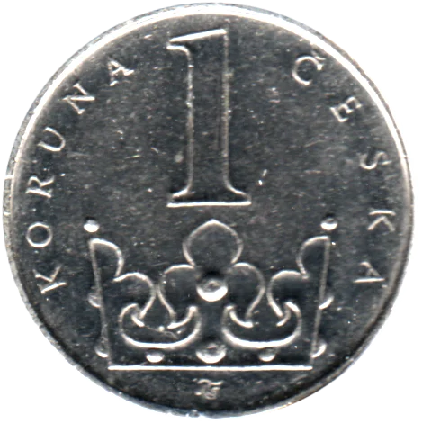 1 Koruna, 2009 Reverse