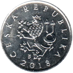 Preview 1 Koruna, 2018 obverse