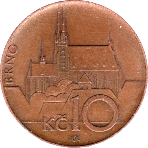 10 Korun, 2015 Reverse
