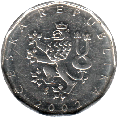 2 Korun, 2002 Obverse