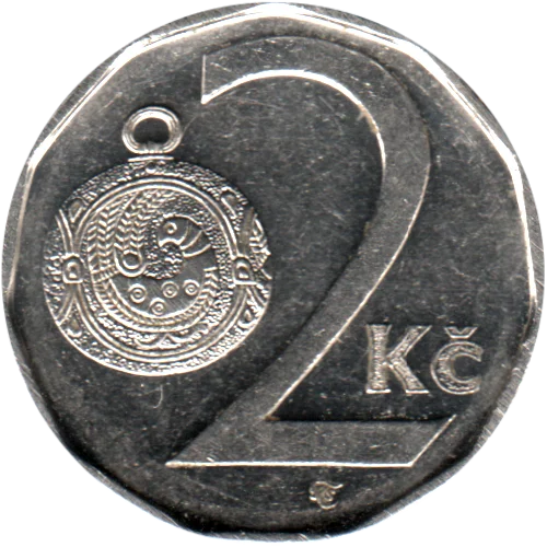 2 Korun, 2002 Reverse