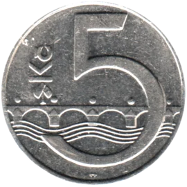 Preview 5 Korun, 1995 reverse