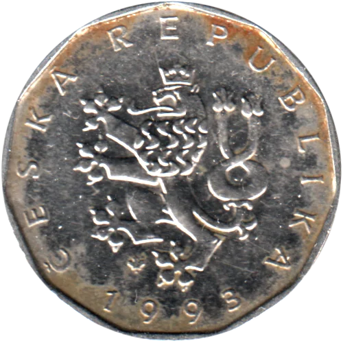 2 Korun, 1993 Obverse