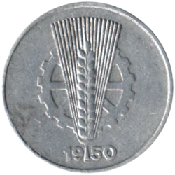 Preview 10 Pfennigs, 1950 obverse