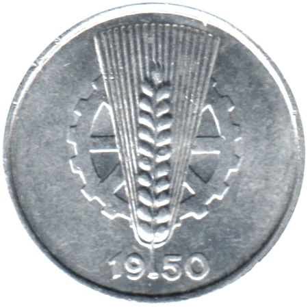 5 Pfennigs, 1950 Obverse