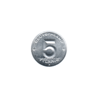 Preview 5 Pfennigs, 1950 reverse