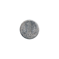 Preview 1 Pfennig, 1962 reverse