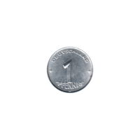 Preview 1 Pfennig, 1952 reverse