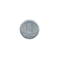 Preview 1 Pfennig, 1982 reverse