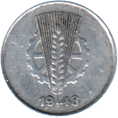 1 Pfennig, 1948 Obverse