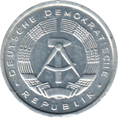 1 Pfennig, 1986 Obverse