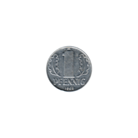 Preview 1 Pfennig, 1968 reverse