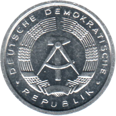 1 Pfennig, 1988 Obverse