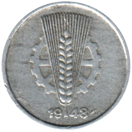 5 Pfennigs, 1948 Obverse