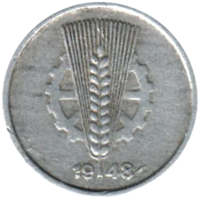 Preview 5 Pfennigs, 1948 obverse