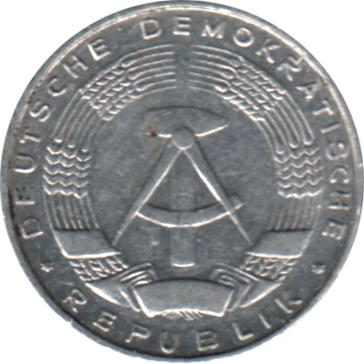 1 Pfennig, 1975 Obverse