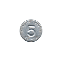 Preview 5 Pfennigs, 1949 reverse