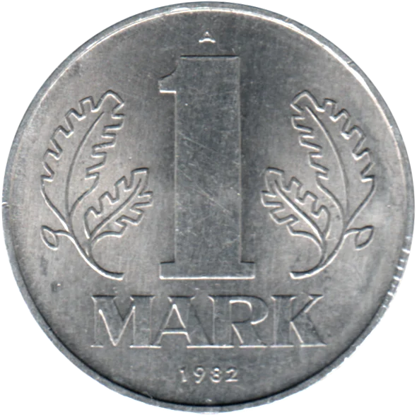 1 Mark, 1982 Reverse