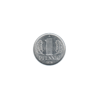 Preview 1 Pfennig, 1978 reverse