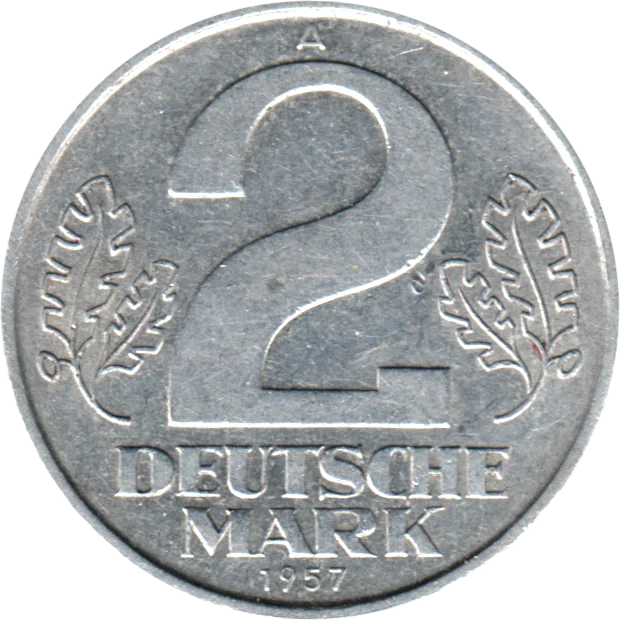2 Marks, 1957 Reverse