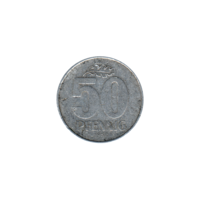 Preview 50 Pfennigs, 1958 reverse