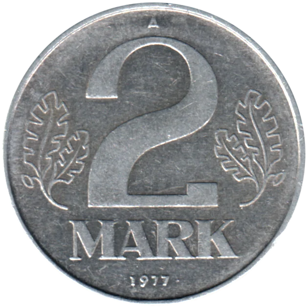 2 Marks, 1977 Reverse