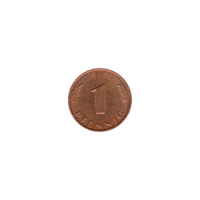 Preview 1 Pfennig, 1986 reverse