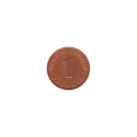 Preview 1 Pfennig, 1991 reverse