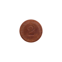 Preview 2 Pfennigs, 1976 reverse