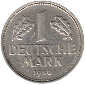 Preview 1 Mark, 1950 reverse