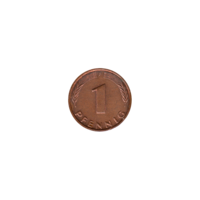 Preview 1 Pfennig, 1990 reverse