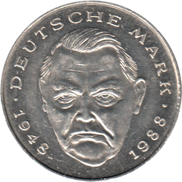 2 Marks, 1989 Obverse