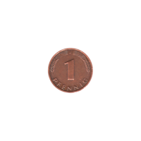 Preview 1 Pfennig, 1985 reverse