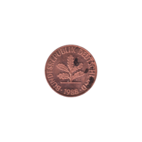 Preview 2 Pfennigs, 1988 obverse