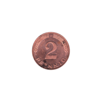 Preview 2 Pfennigs, 1988 reverse