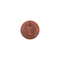 Preview 1 Pfennig, 1987 reverse