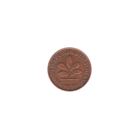 Preview 1 Pfennig, 1975 obverse