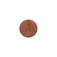 Preview 1 Pfennig, 1975 reverse