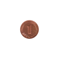 Preview 1 Pfennig, 1985 reverse